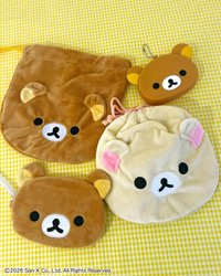 rilakkuma x Thankyoumart 束口袋 收納包