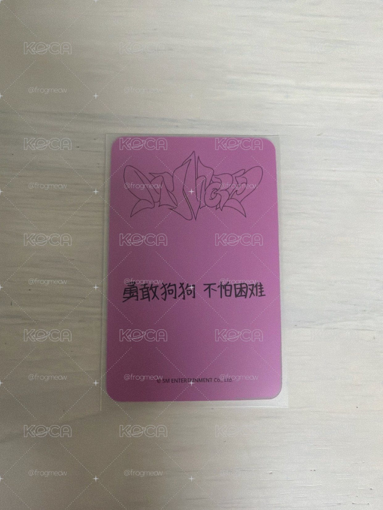 MY WORLD sr 特典卡 星河預售B冬