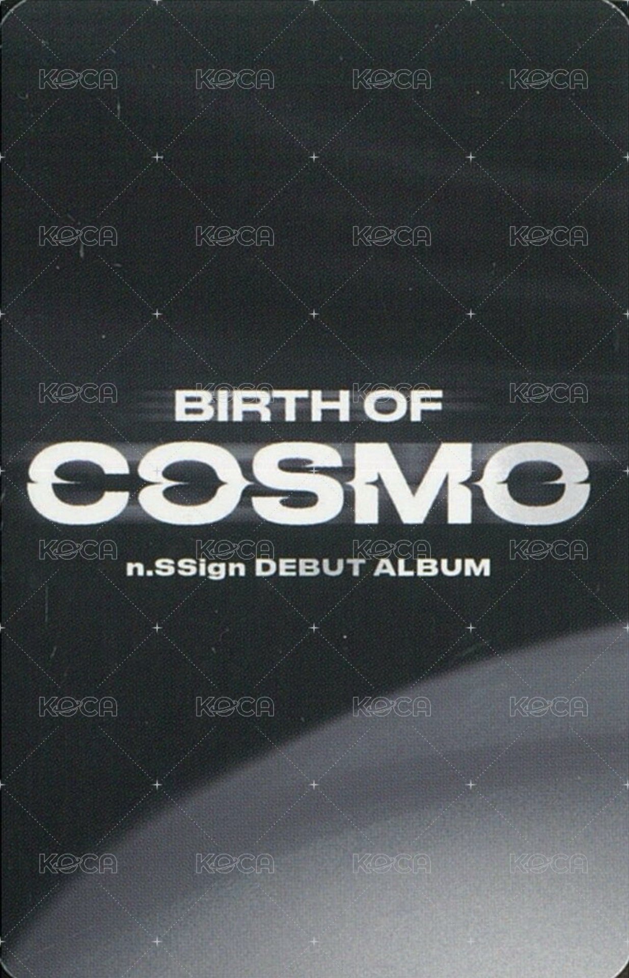 BIRTH OF COSMO  專輯卡 WARMHOLE&FEAST OF LIGHT ver.  背面