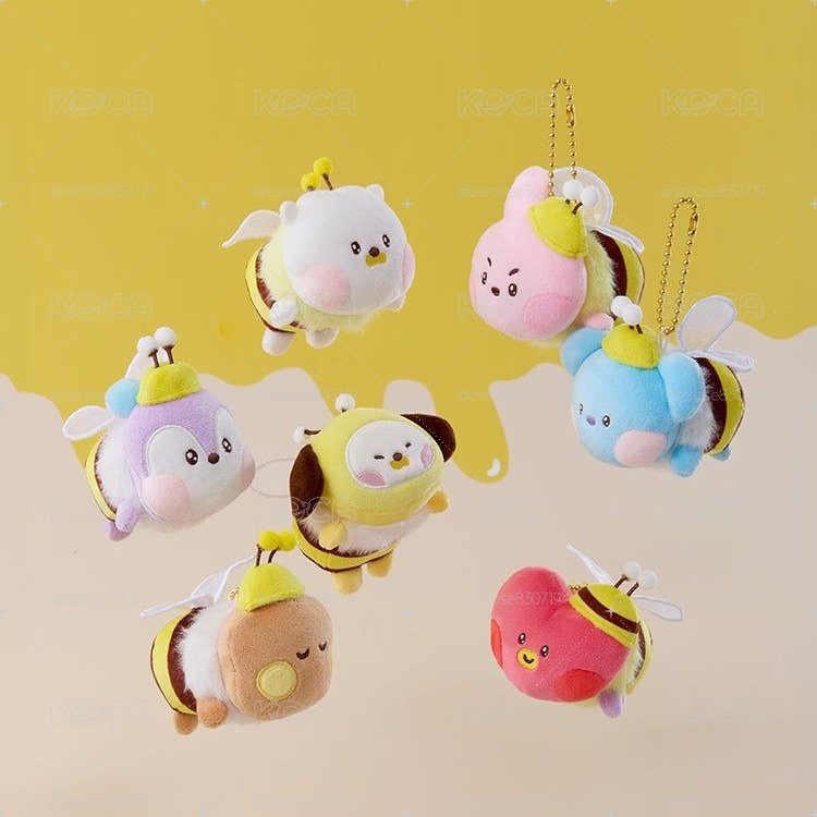 BT21 HONEYBEE 迷你吊飾娃