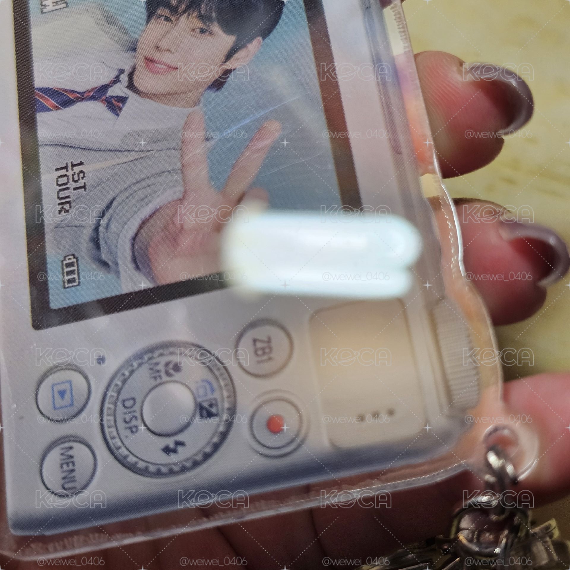 一巡TW 相機造型 鑰匙圈吊飾 