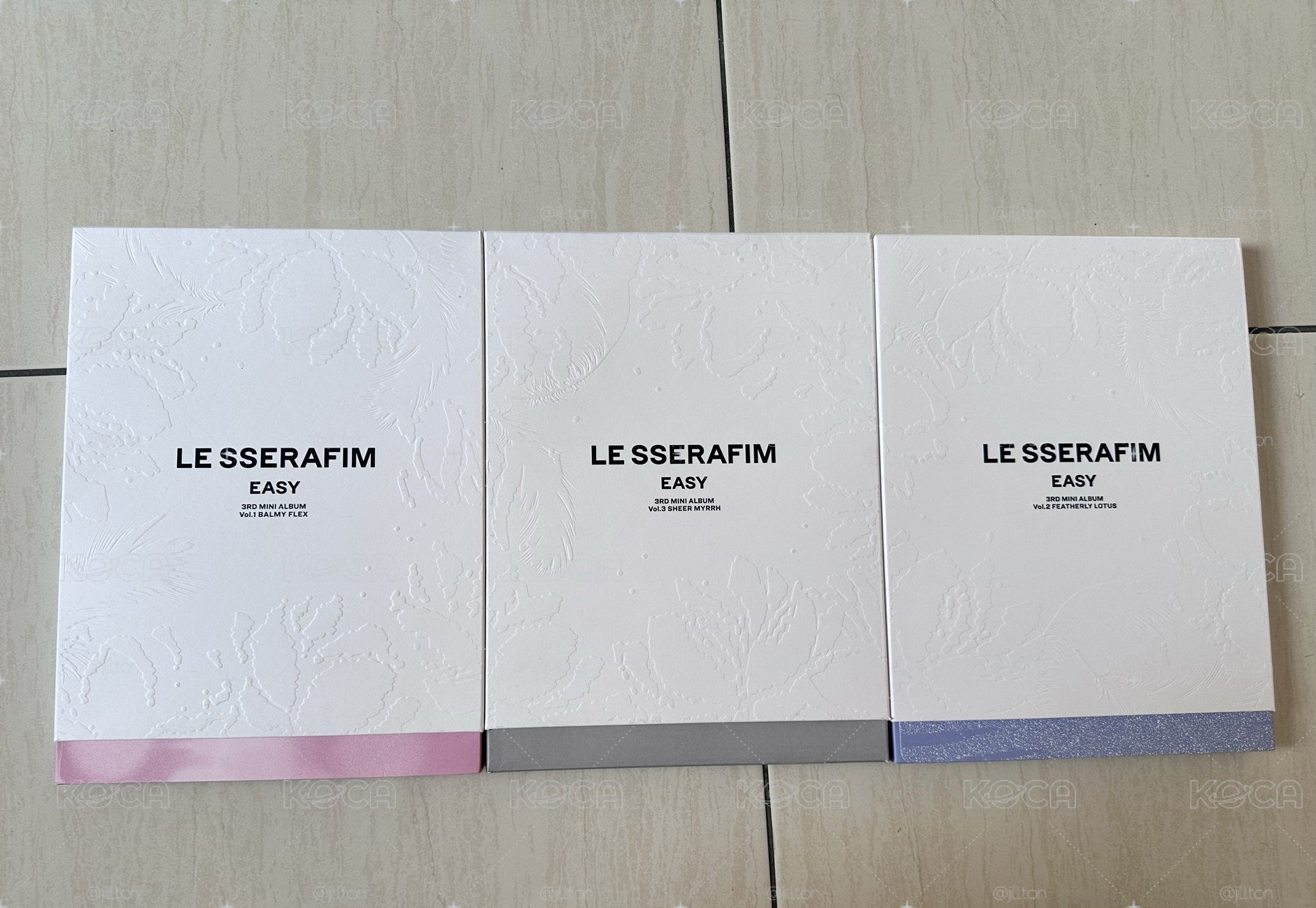 LE SSERAFIM EASY 空專一套