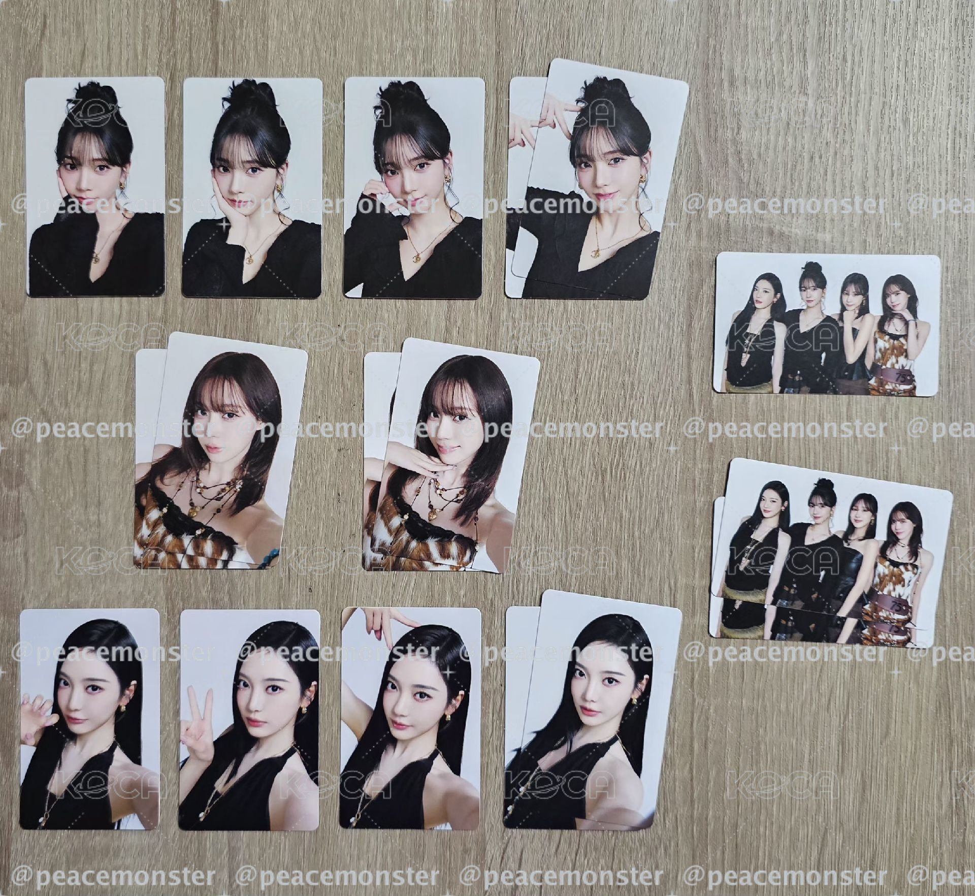 現貨 aespa日巡 隨機小卡 冬柚一套