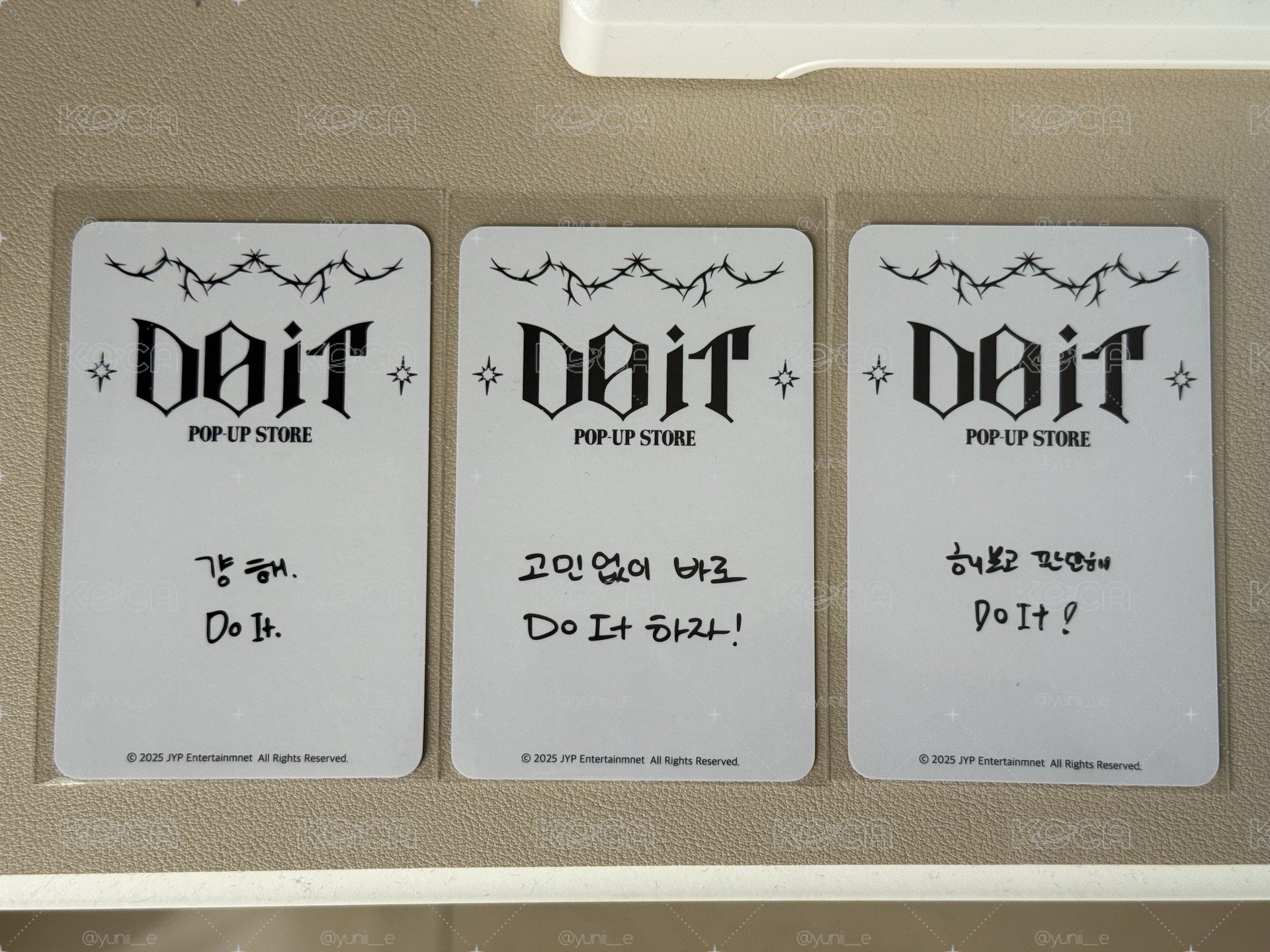 DO IT 快閃店 Week 1/2 滿額卡