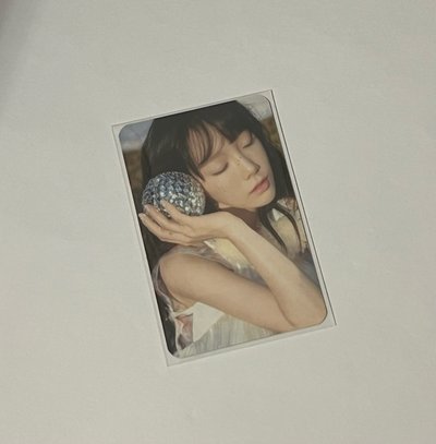 太妍 聖誕演唱會周邊 暖手寶卡