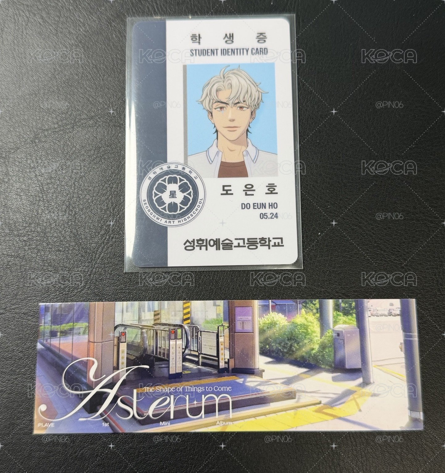 PLAVE 迷一 六夏 專輯卡 銀虎學生證+藝俊書籤