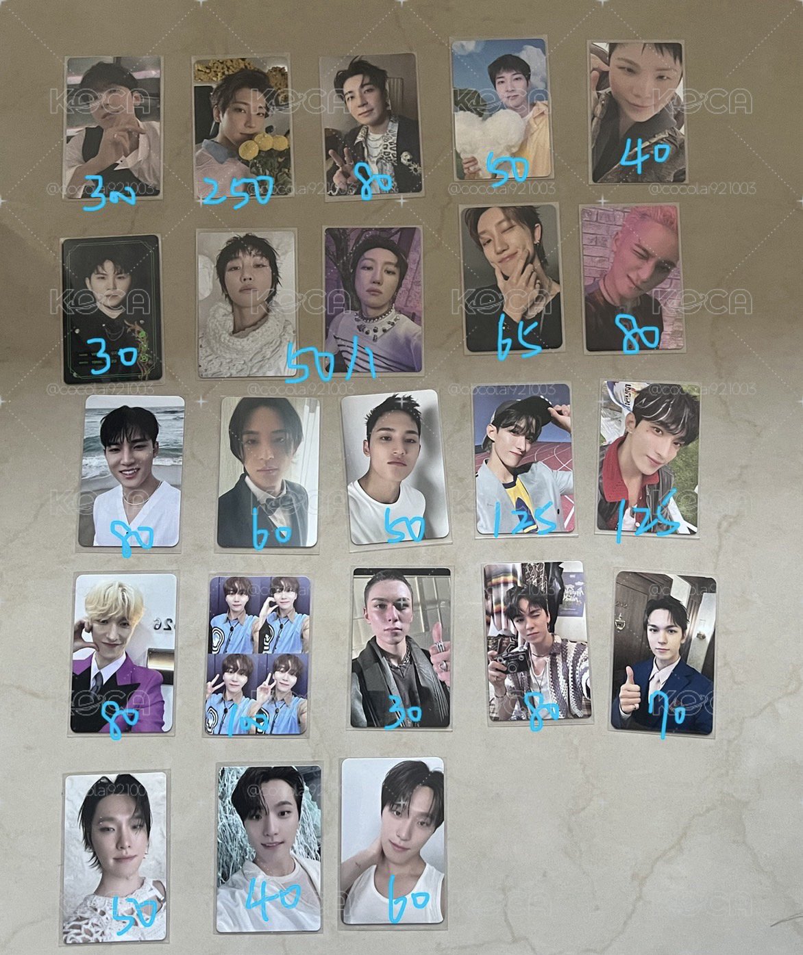seventeen 小卡