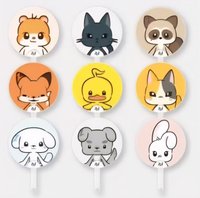 迷五快閃 動物造型扇子 中國限定