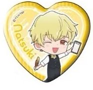 白泉社咖啡廳愛心徽章 徽章 