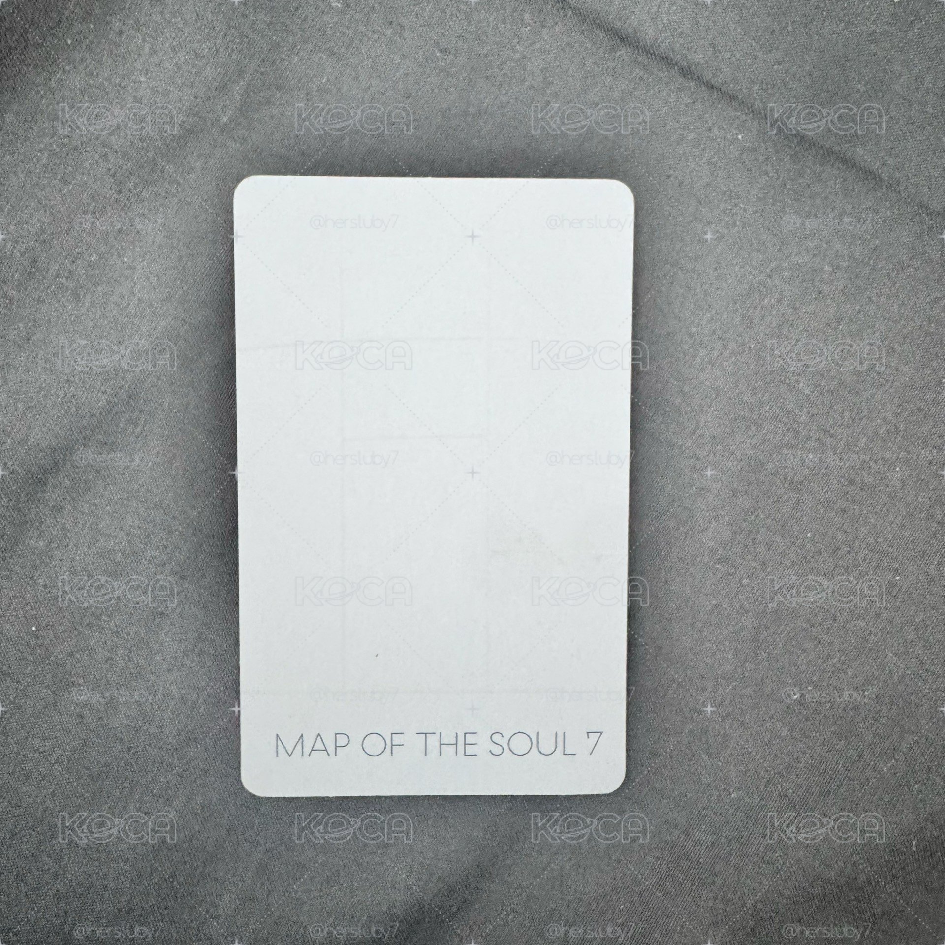 BTS Map of the soul7 ver.2 - JIN專卡