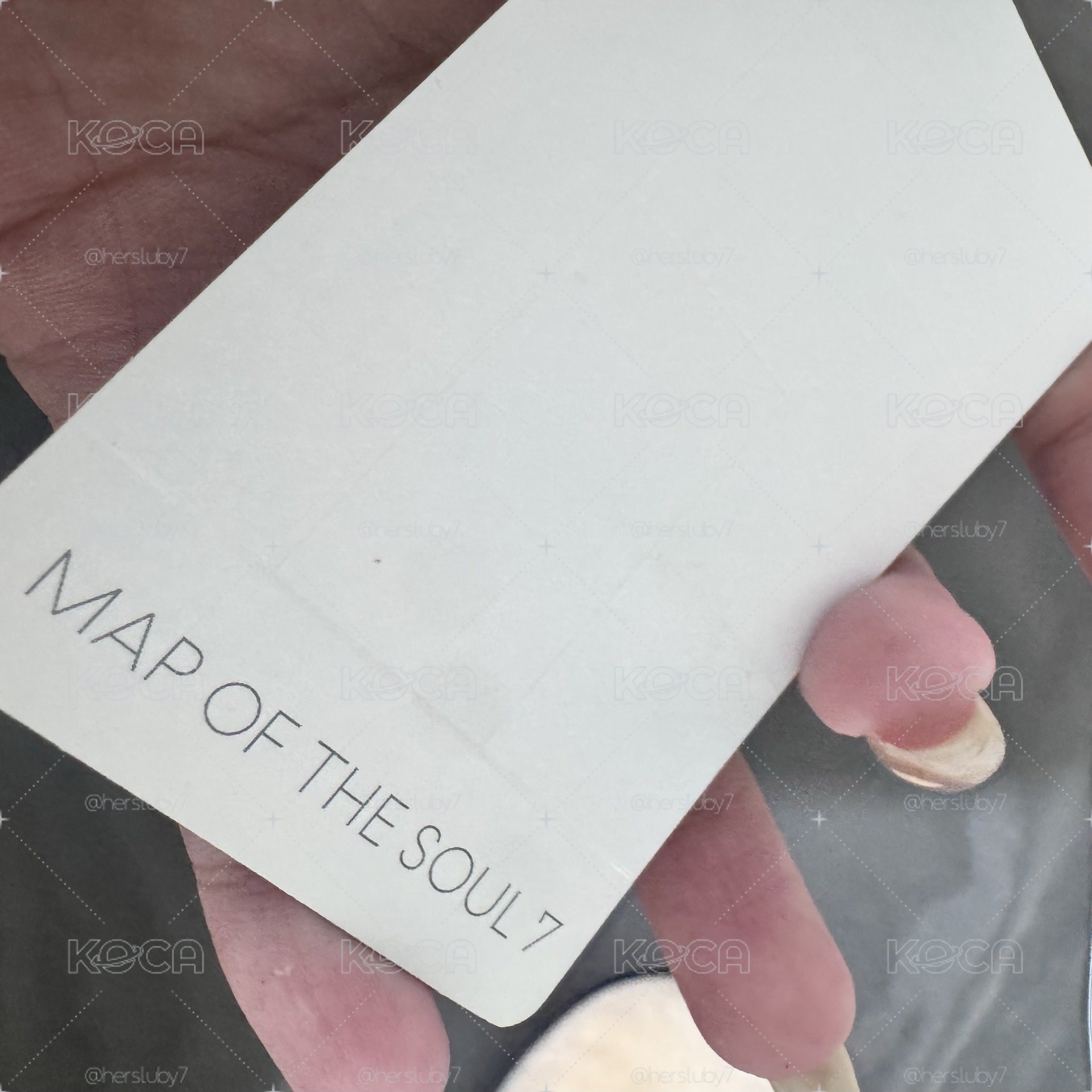 BTS Map of the soul7 ver.2 - JIN專卡