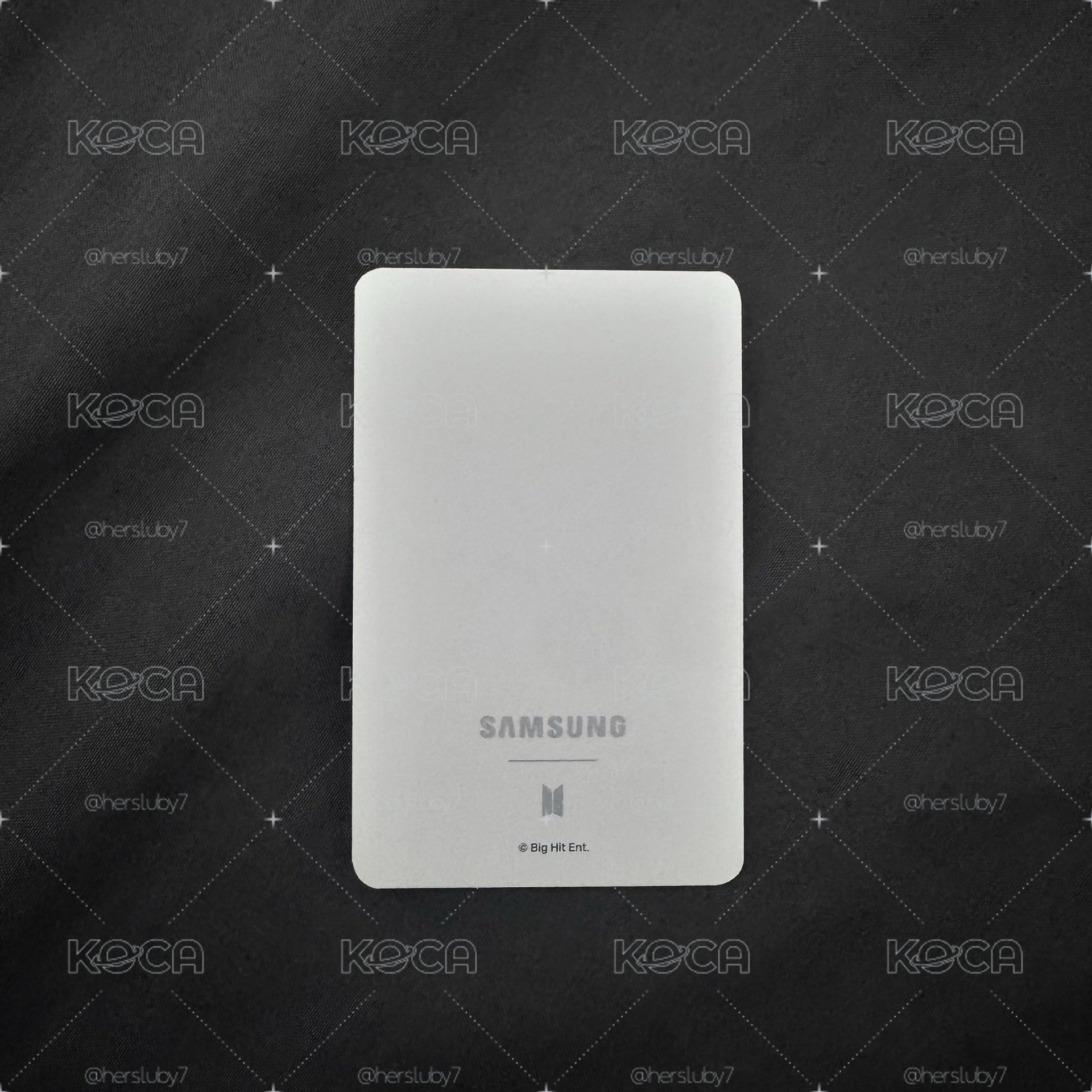 Samsung Galaxy X BTS - RM代言小卡
