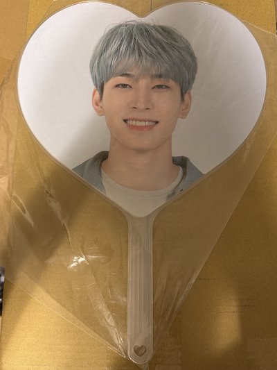 （全新未拆現貨 紙箱寄出 可當日寄出）seventeen 圓佑 愛心扇