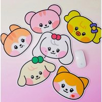 IVE X LINE FRIENDS 滑鼠墊