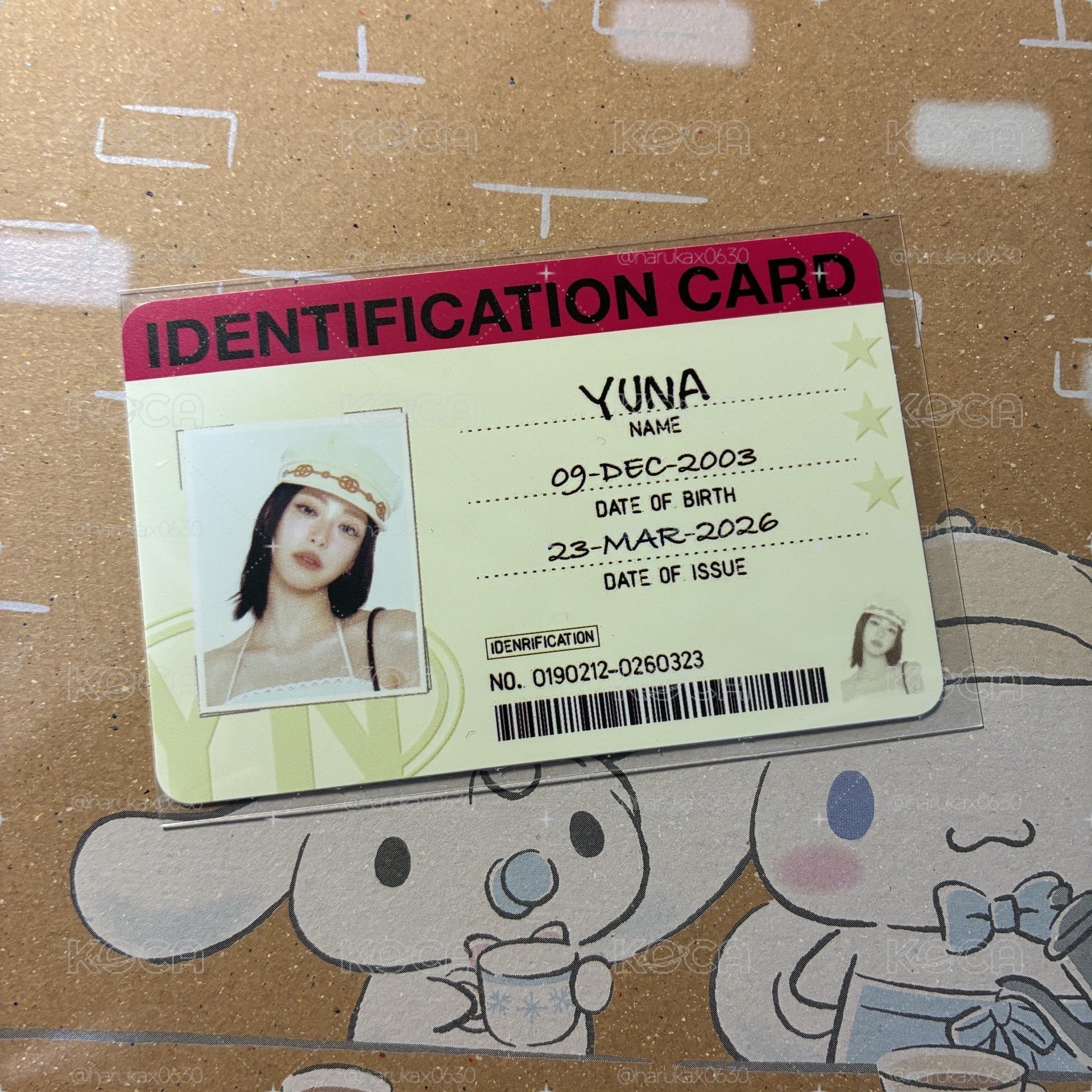 Yuna｜PB版 B ver. ID卡