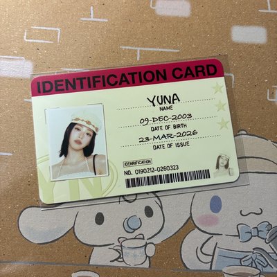 ITZY｜PB版 B ver. ID卡