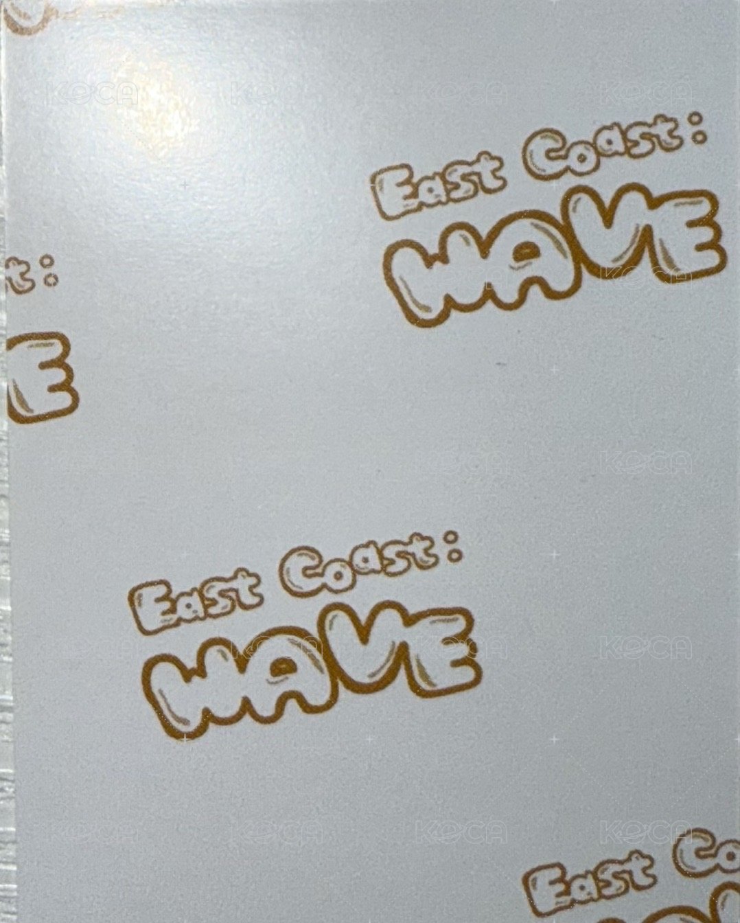East Coast : WAVE 周邊卡 東海見面會 證件照 入場 背面