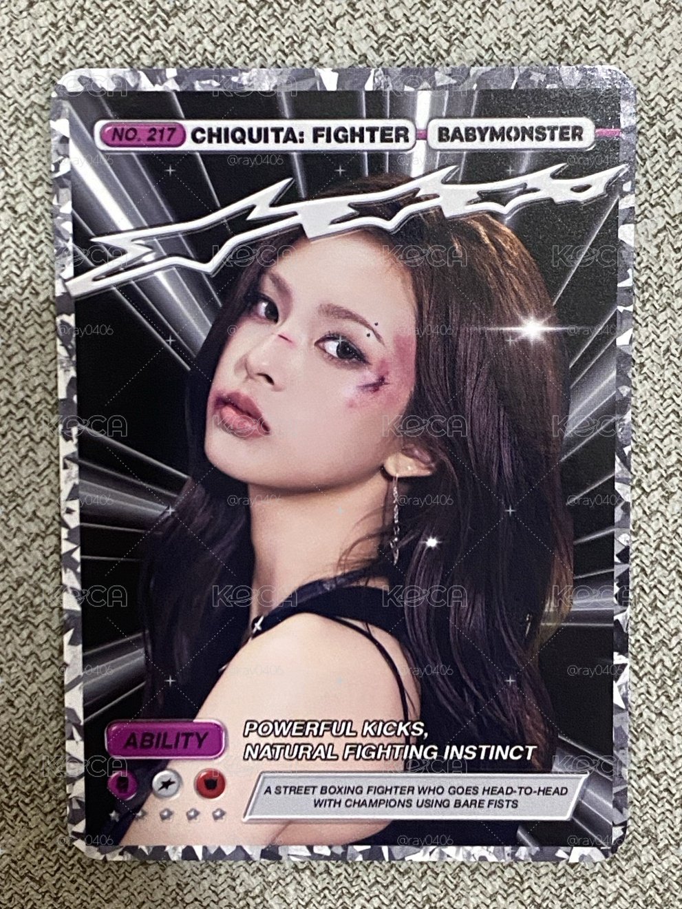 BABYMONSTER YG線下快閃 角色卡 CHIQUITA 🐱
