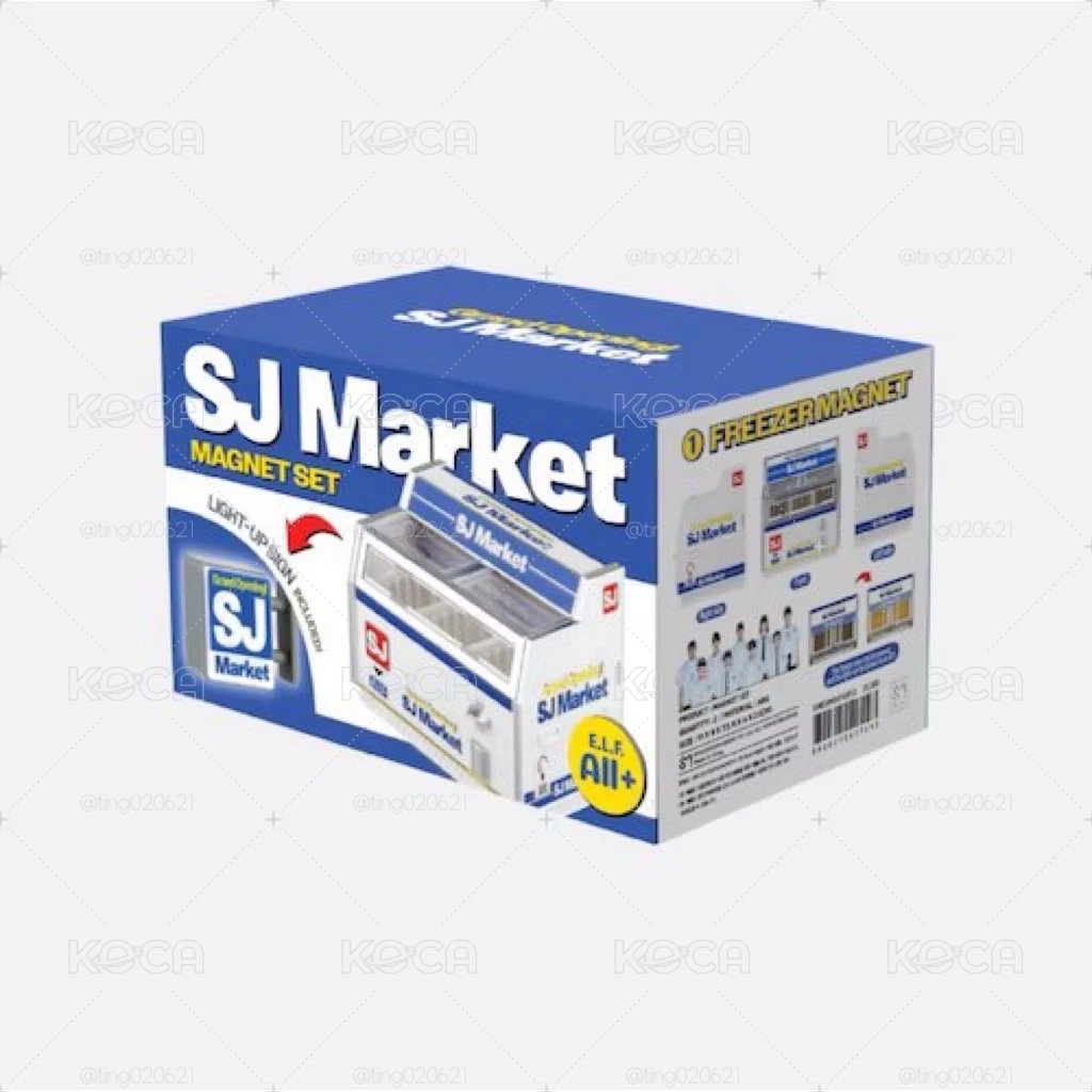 SJ Market 冰箱（無燈牌） 官方週邊 20週年 超市快閃店 Super junior