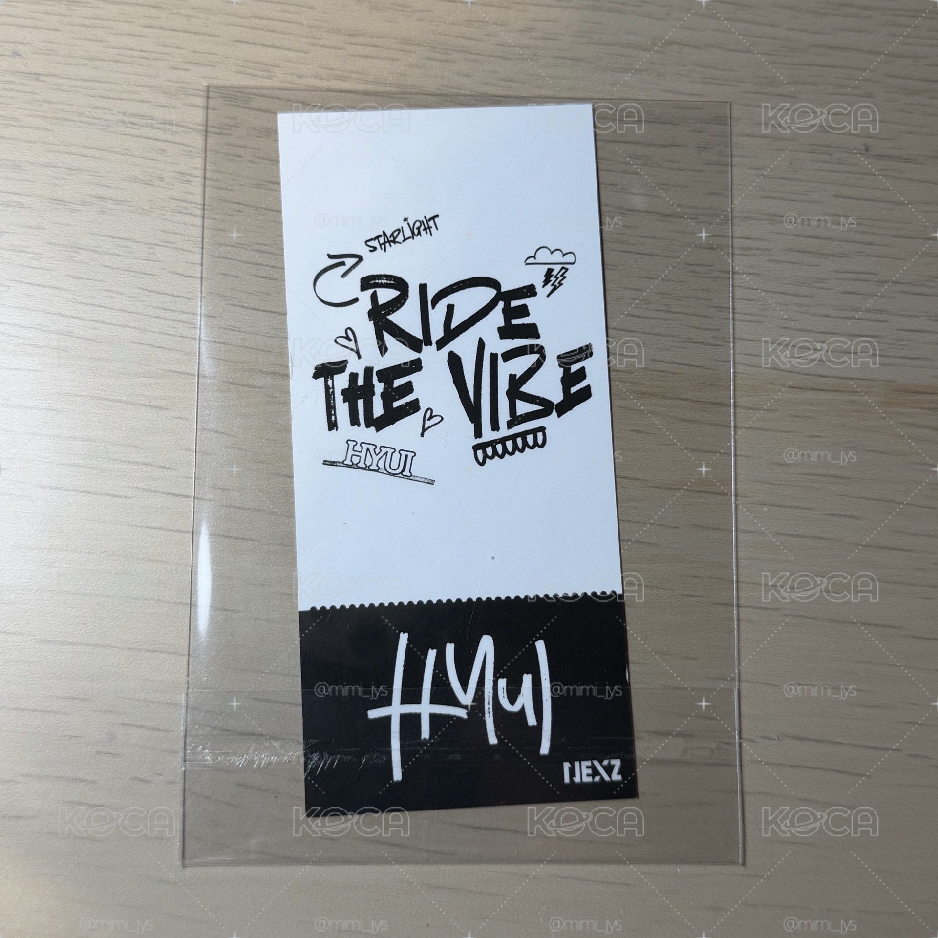 Ride The Vibe 電子專預售禮HYUI