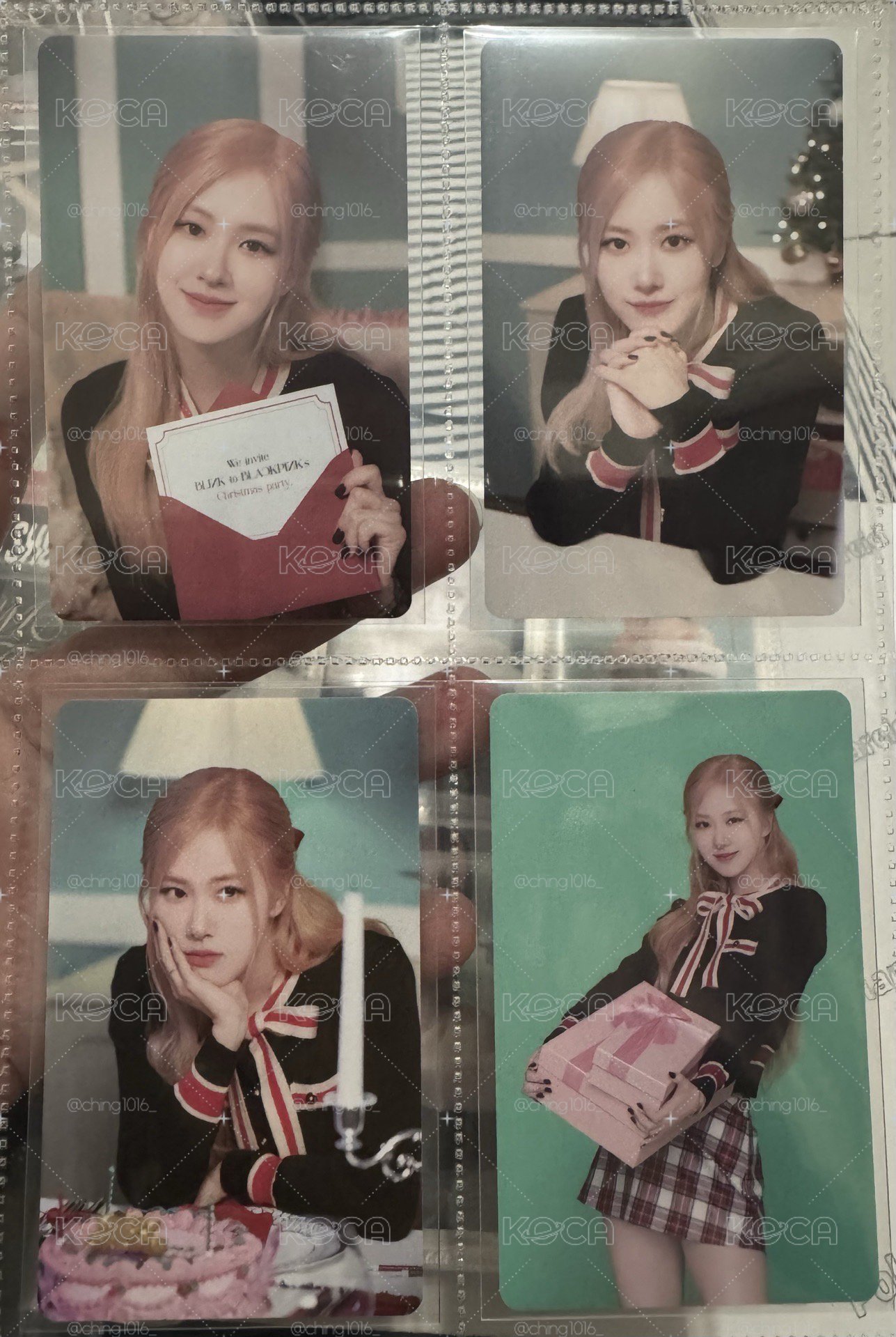 BPTG 專輯卡-2024 BLACKPINK CHRISTMAS
