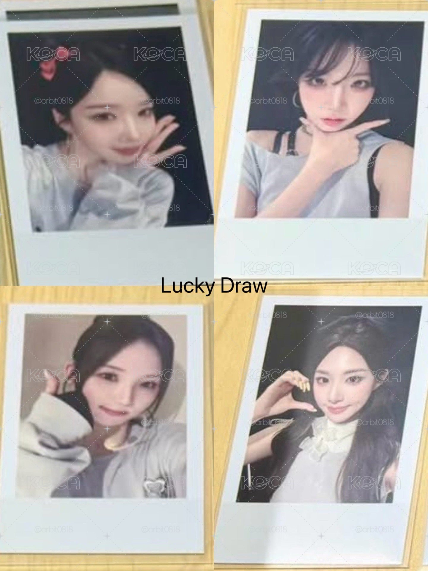 tripleS My Secret New Zone 韓場 Lucky Draw卡