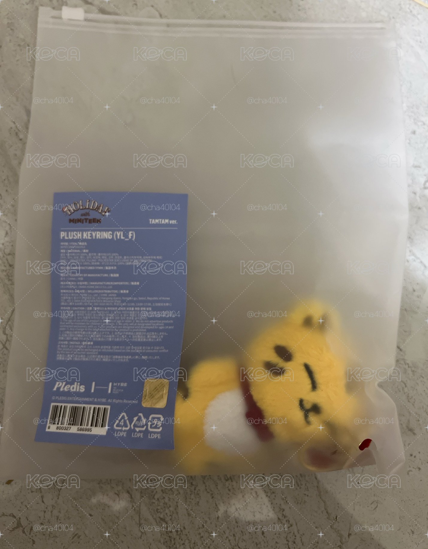 (全新未拆)聖誕MINITEEN 鑰匙圈吊飾 TAMTAM