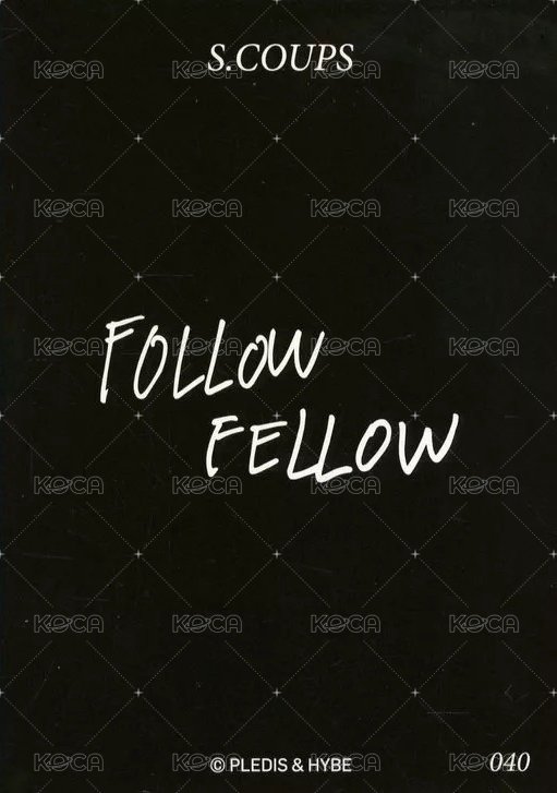 FOLLOW FELLOW 隨機卡  背面