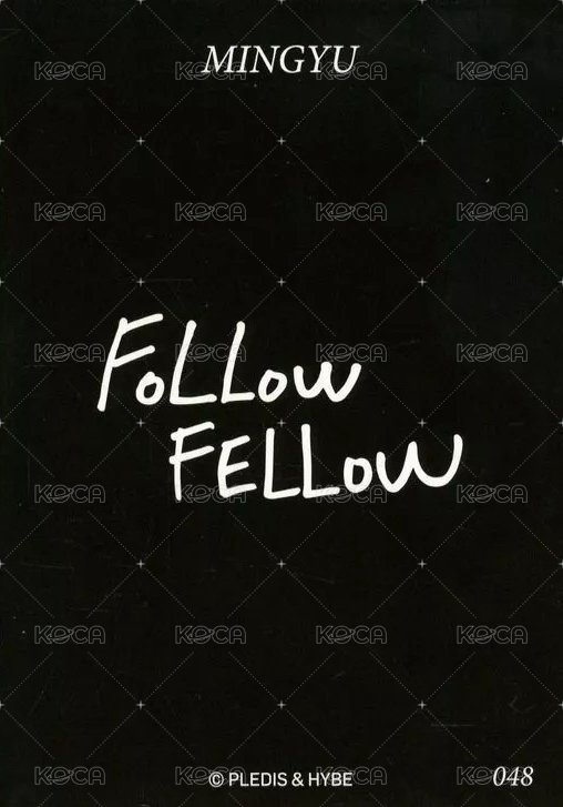 FOLLOW FELLOW 隨機卡  背面