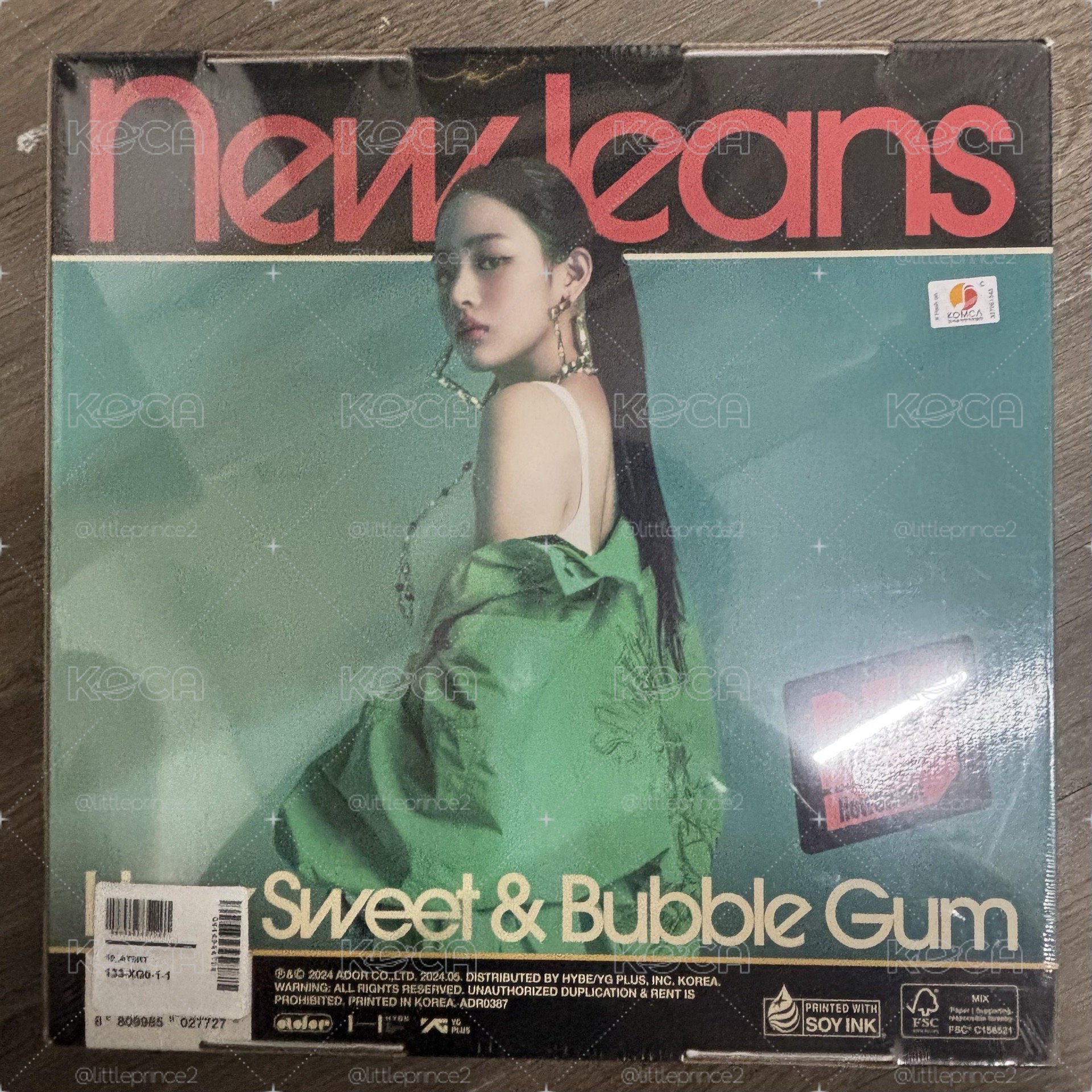 NewJeans HS 披薩盒 全新未拆 Minji