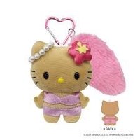 吊娃 Sanrio 三麗鷗 Hello Kitty 愛心扣環絨毛吊飾 澀谷辣妹