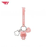 T1 Animal Friends 櫻花季 鑰匙圈吊飾 公仔鑰匙圈