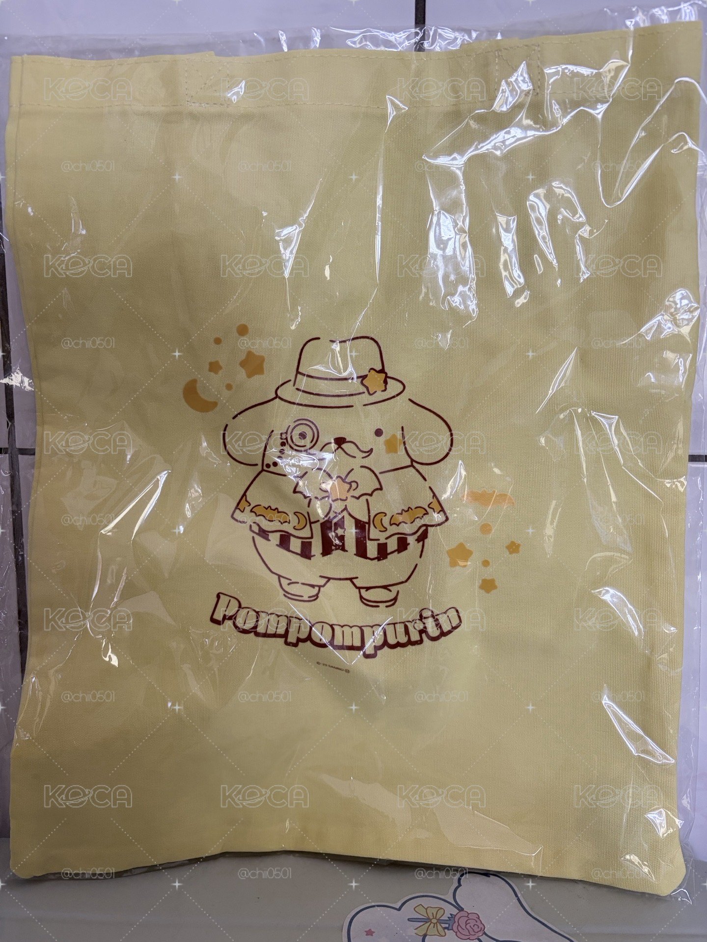 三麗鷗萬聖節一番賞 C賞：托特包 布丁狗