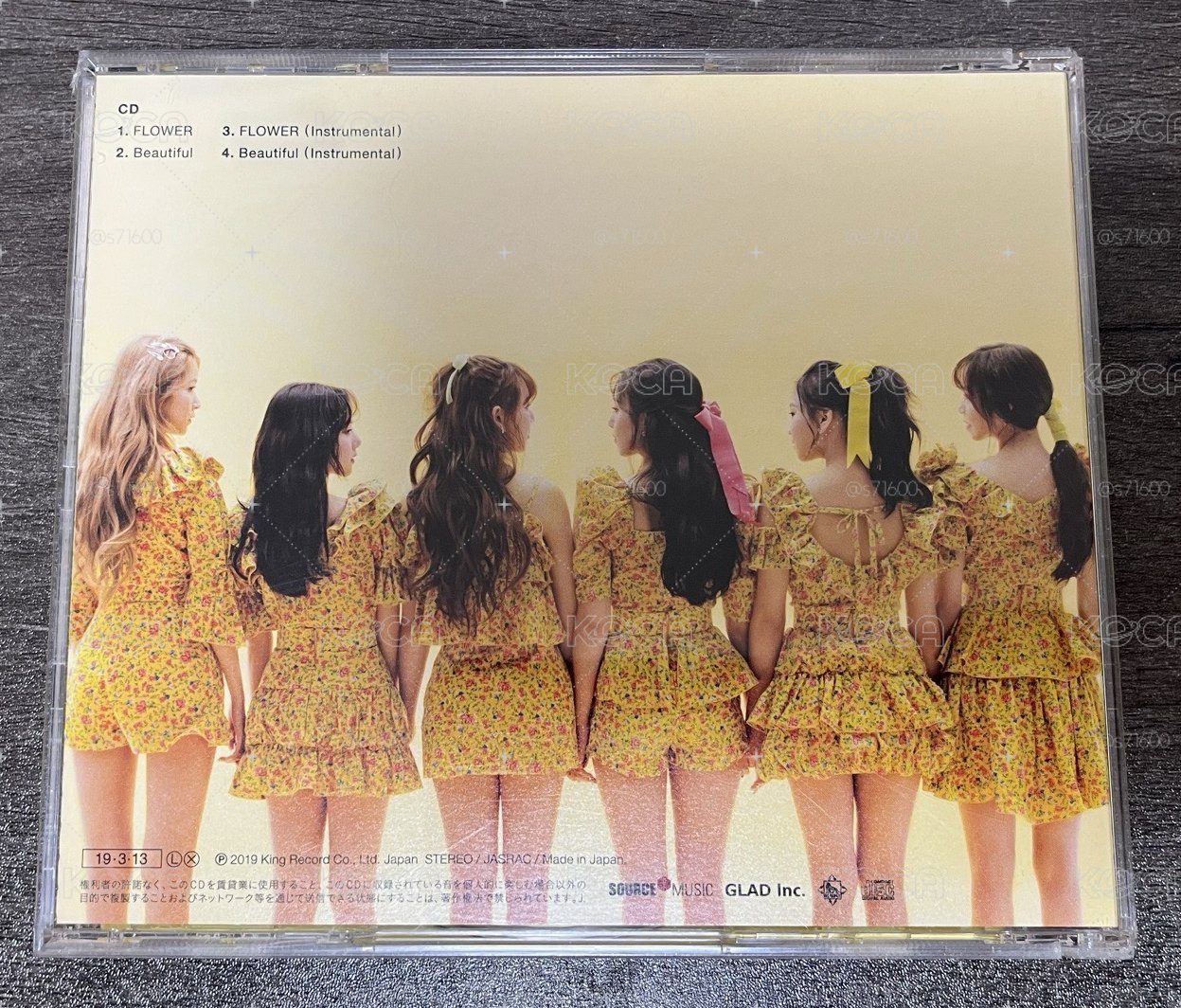 Gfriend 第三張日語單曲 通常盤 專輯 FLOWER