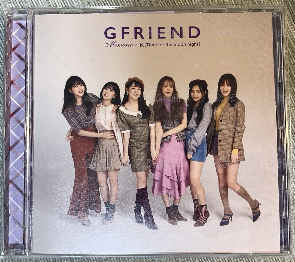 Gfriend 第一張日語單曲 WEB盤 專輯 Memoria / 夜(Time for the moon night)