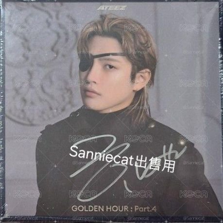 Golden Hour Part 4 美國版 簽名單封 弘中+哭哭卡 弘中