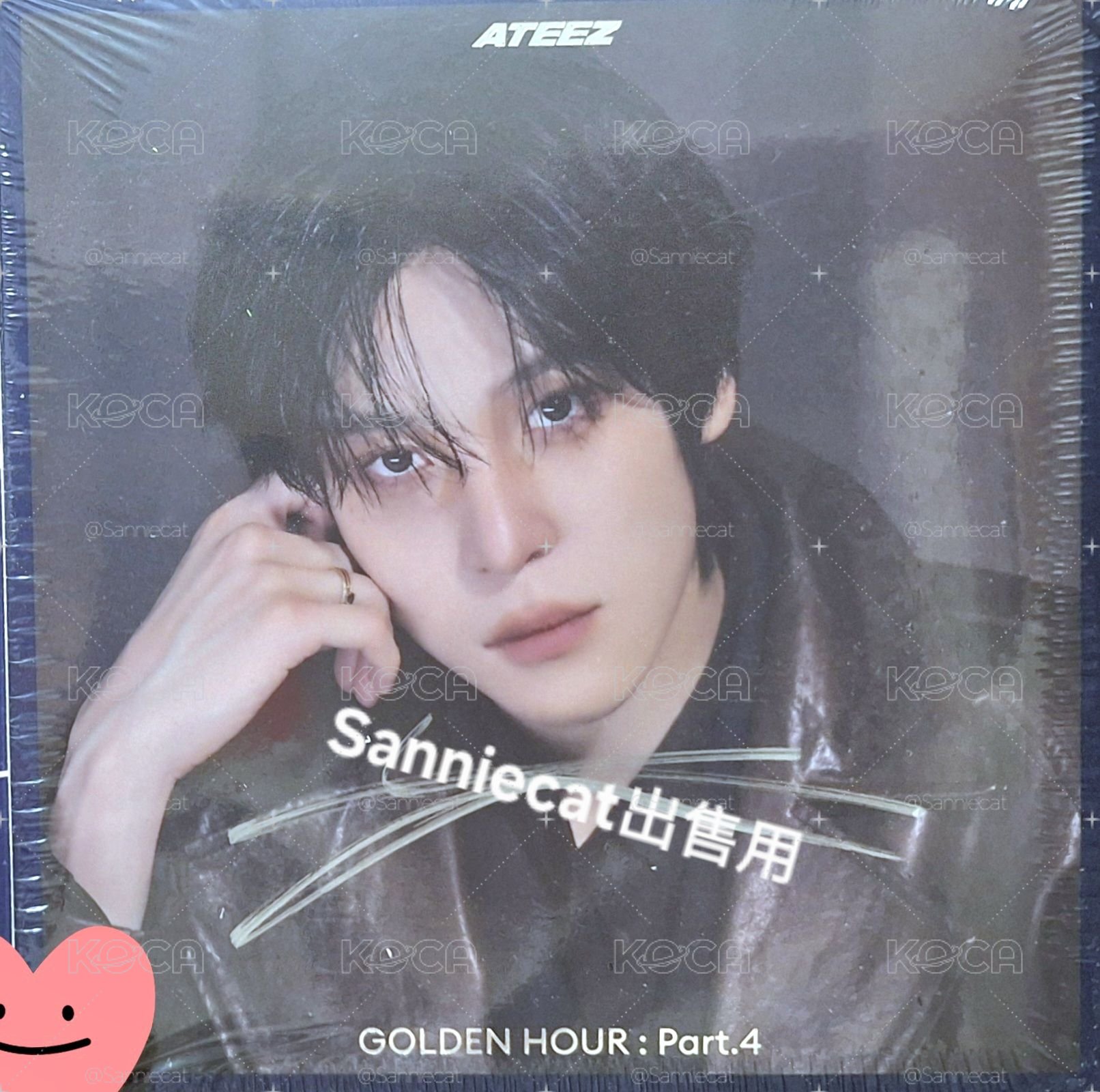 Golden Hour Part 4 美國版 簽名單封 潤浩+哭哭卡 鍾浩