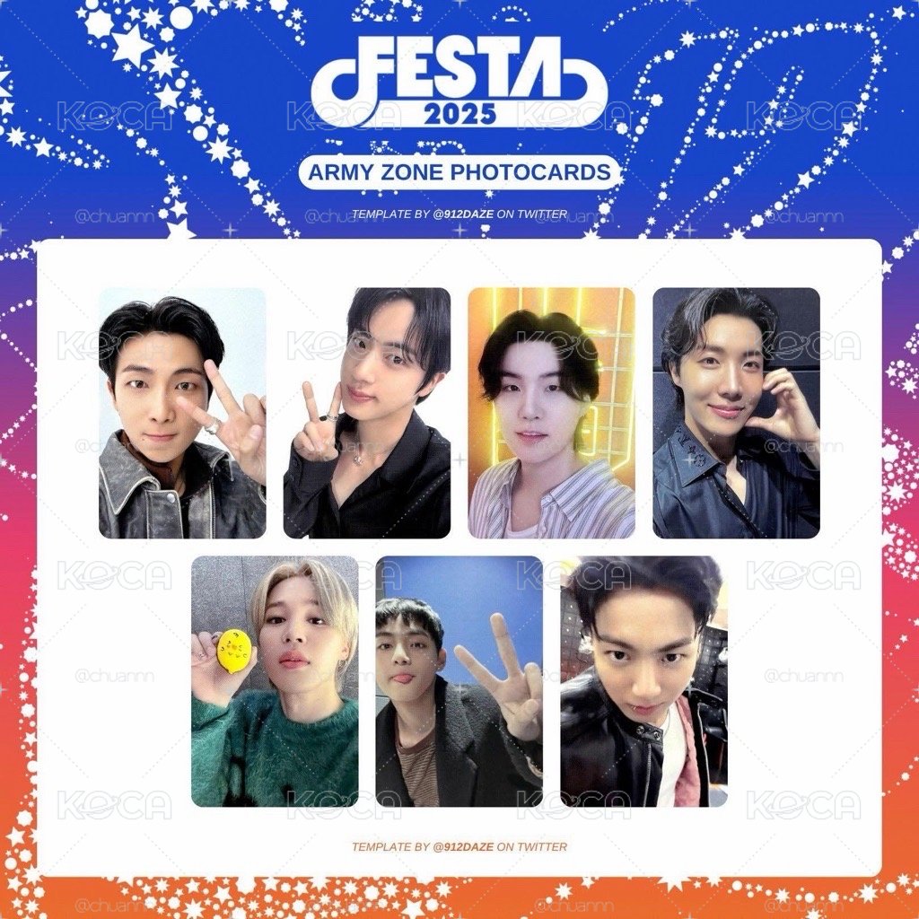 BTS Festa 2025 ARMY Zone 一套