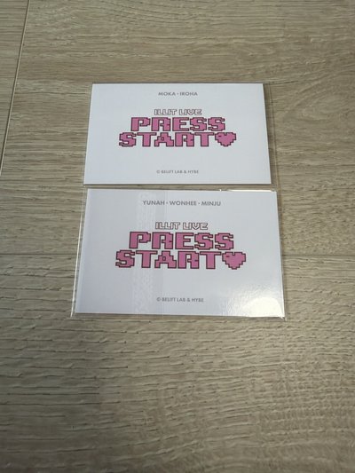 PRESS START 帽T 周邊卡 一套