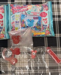 彩登山扣+軟糖吊飾