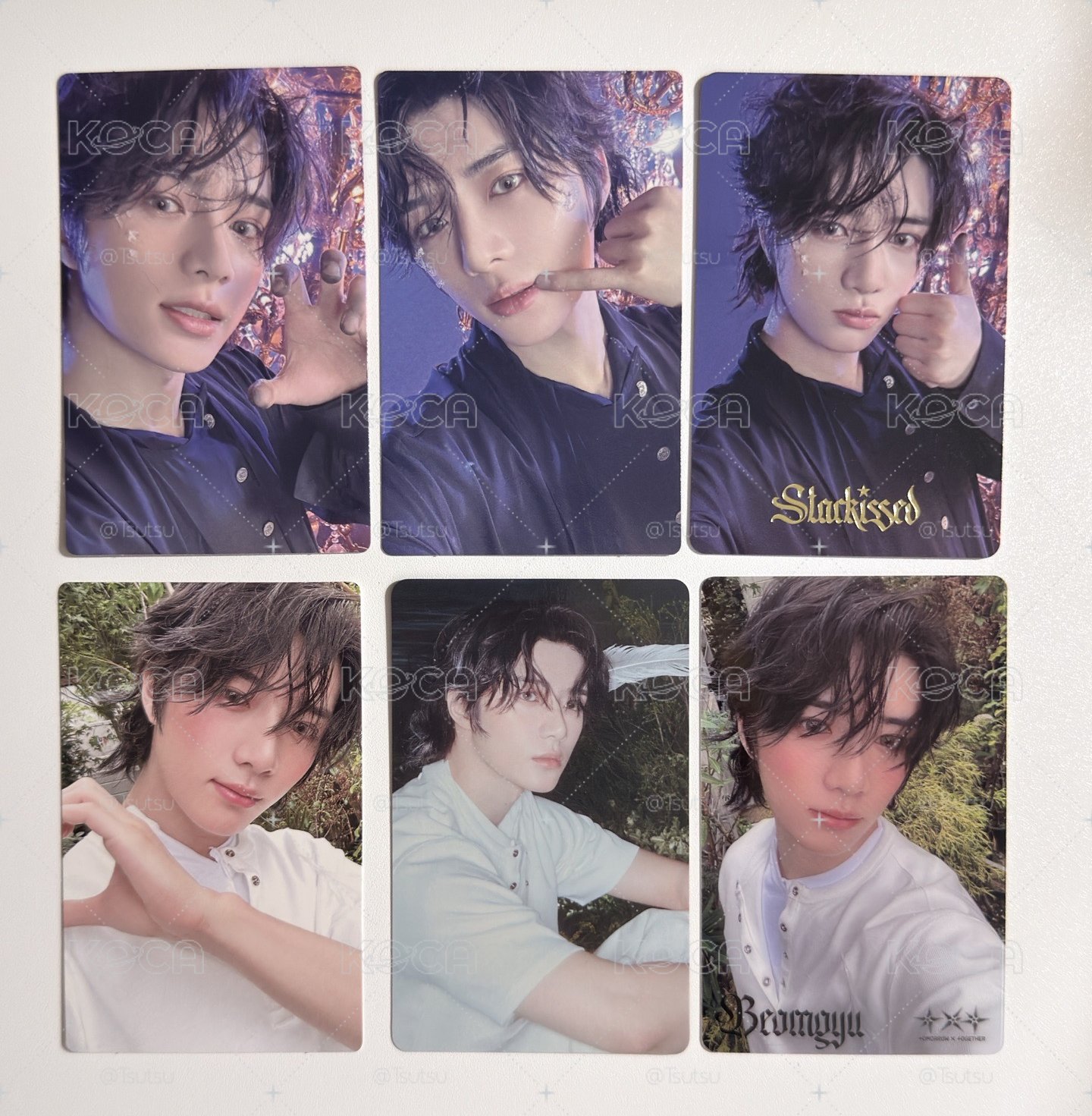 （現貨送一張圭台北星星+兩張幸運草紙花 6張盤出 一日內寄出）txt starkissed 杋圭 專卡 特典卡 小卡盤