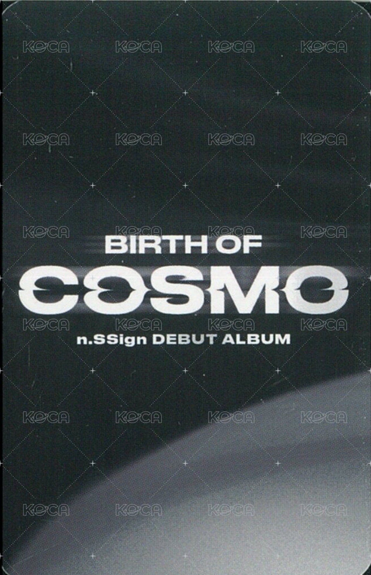 BIRTH OF COSMO  專輯卡 WARMHOLE&FEAST OF LIGHT ver.  背面