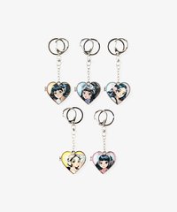 Get Up快閃 心型鏡子鑰匙圈吊飾