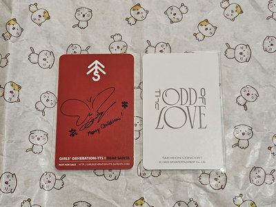TTS Dear Santa 專輯卡、ODD 隨機卡