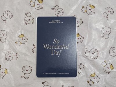 2024生日快閃 袋子 周邊卡 