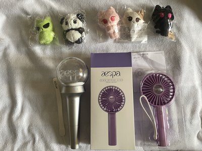 aespa 1.0手燈 無盒+日巡電風扇