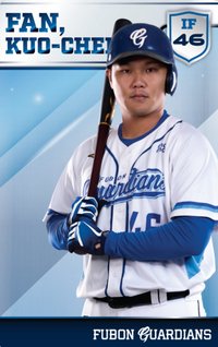 主場限定收藏小卡 1.0 Fubon Guardians 球員卡 