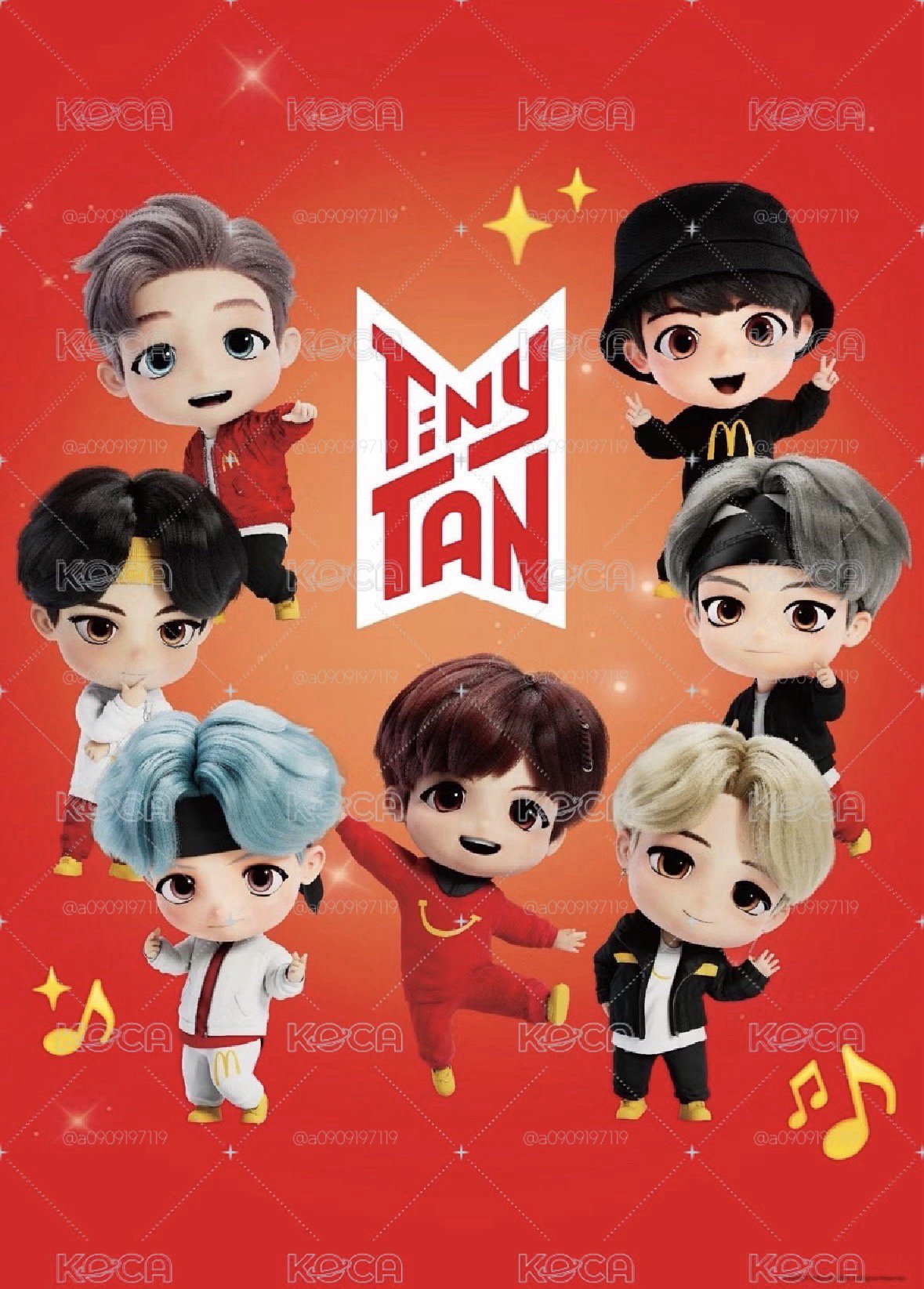 BTS TinyTAN x 麥當勞 公仔 J-hope