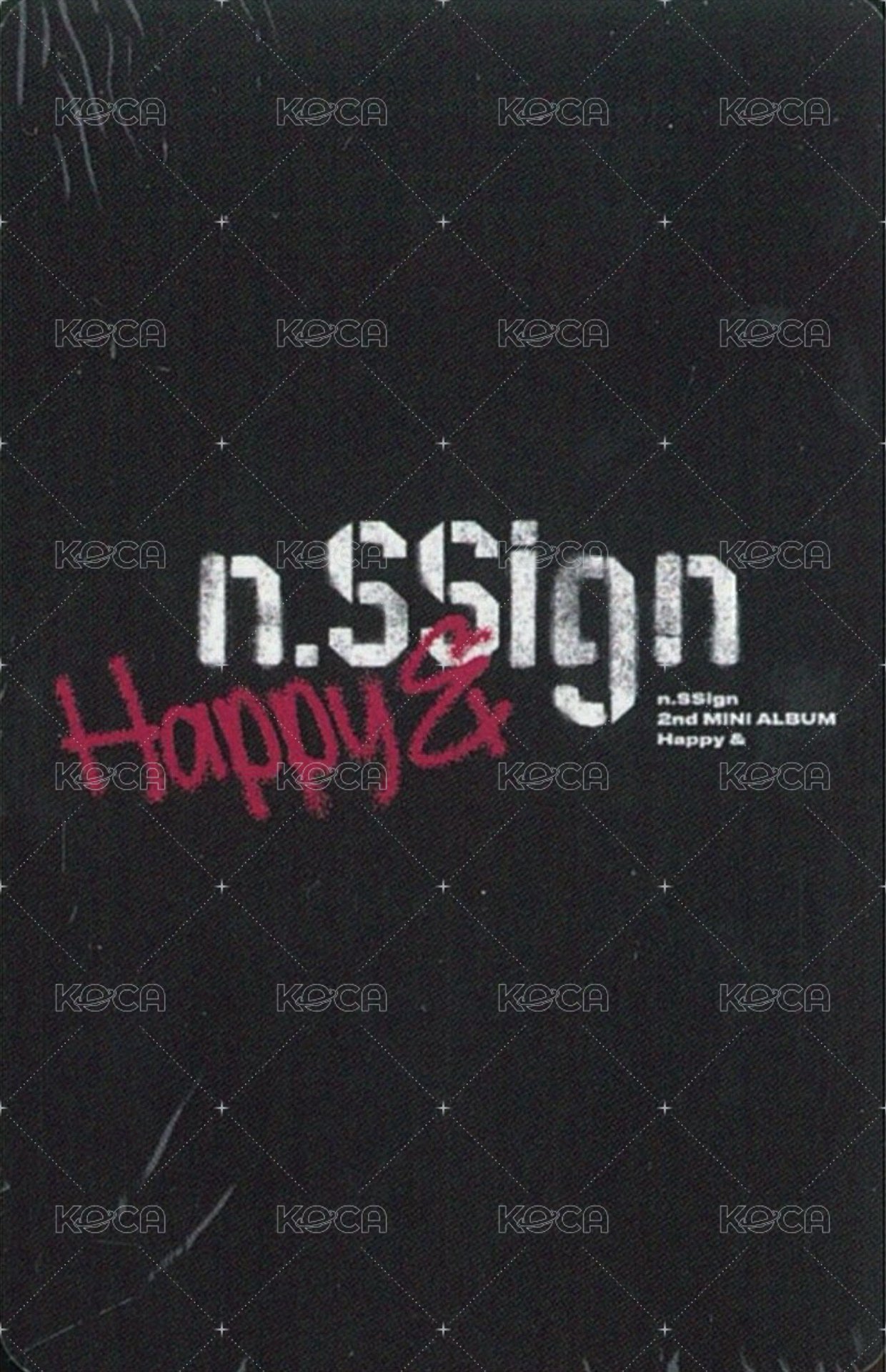 Happy & dmc 應募1.0 簽售卡  背面