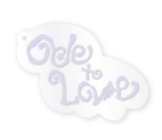Ode to Love wvs 鑰匙圈吊飾 壓克力吊飾